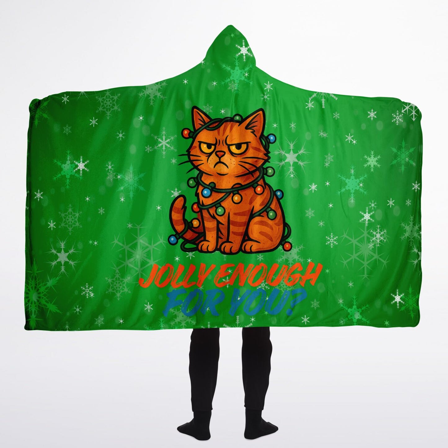 Jolly Cat - Hooded Blanket