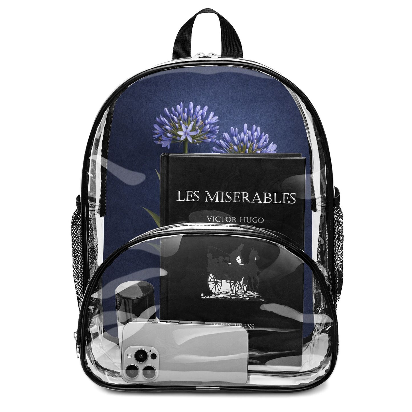 Agapanthus (Lily of the Nile) - Clear Backpack