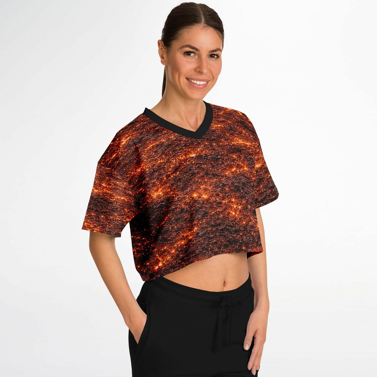 Ancient Sunlight - Athletic Crop Top