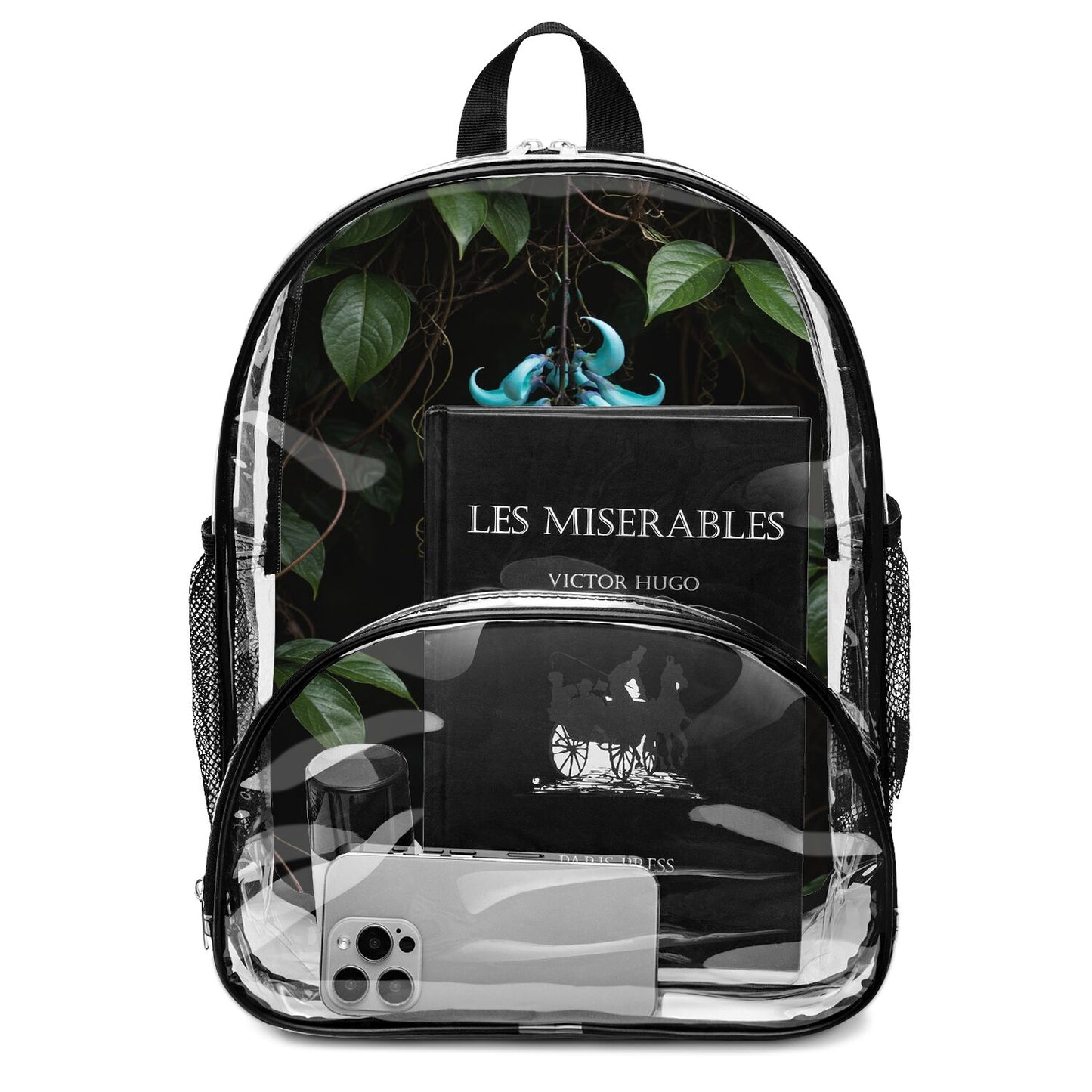 Jade Vine - Clear Backpack