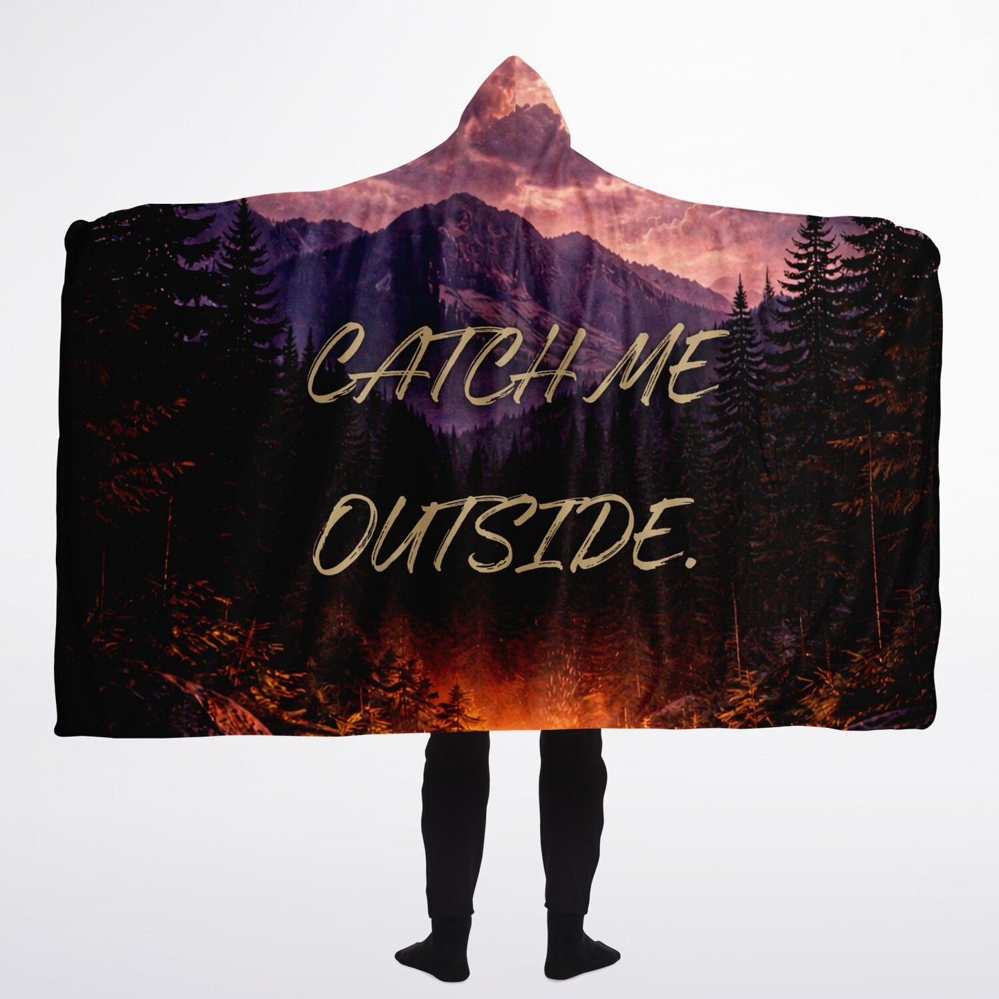Catch me outside - Hooded Blanket