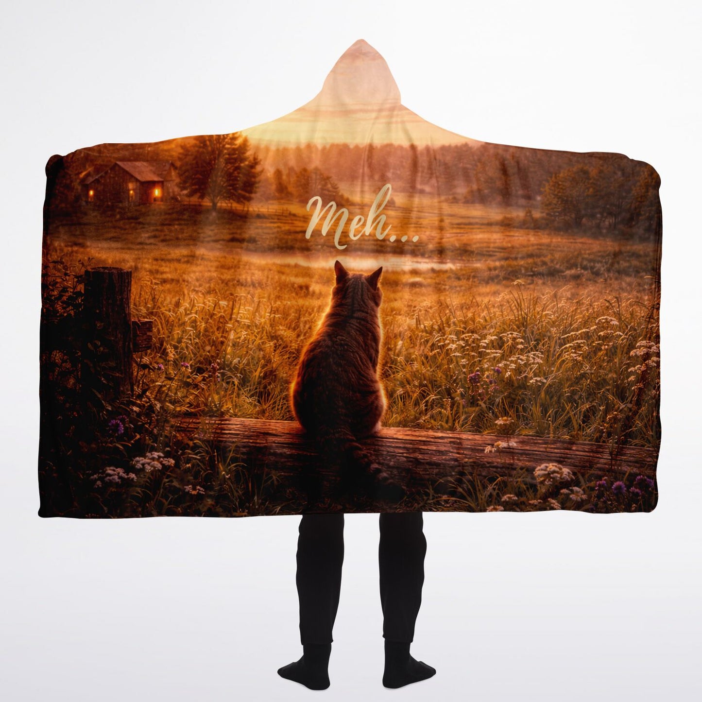 Meh... - Hooded Blanket