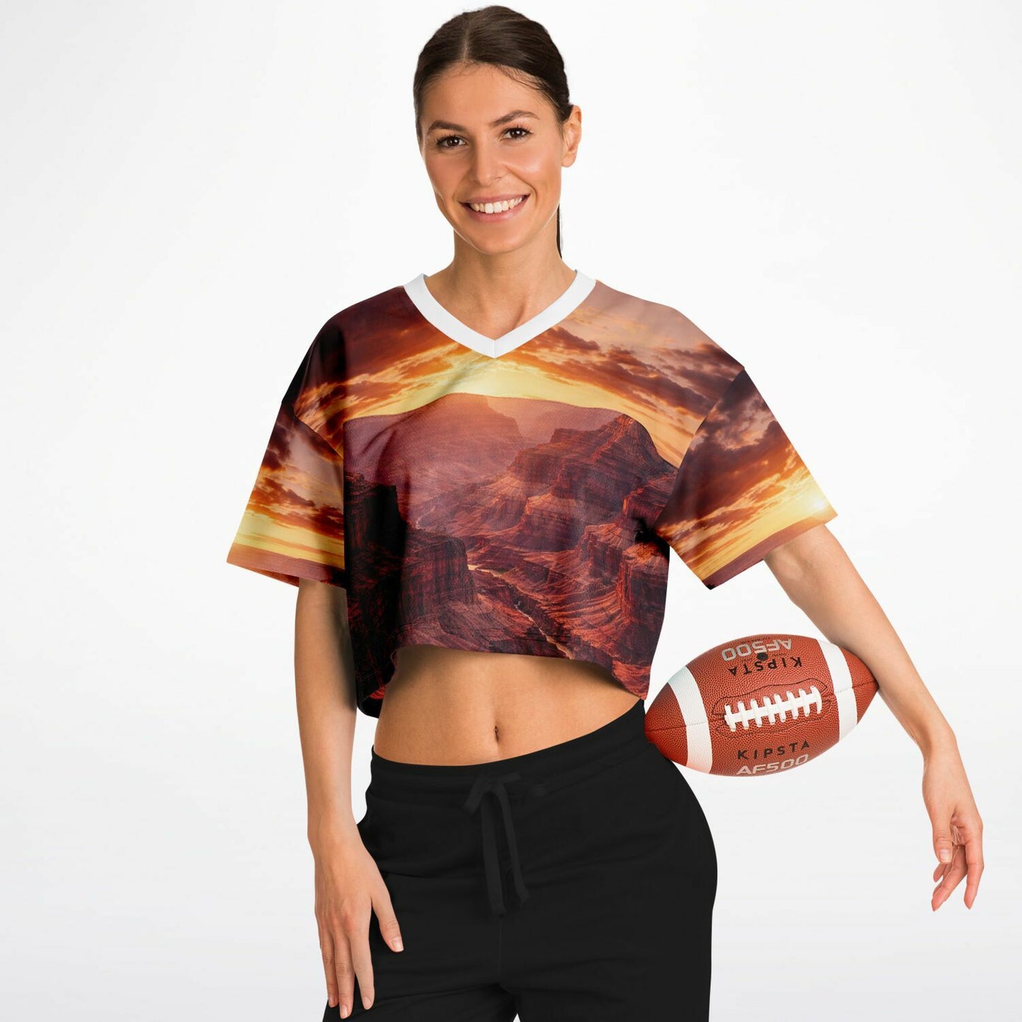 Iron Sunset - Athletic Crop Top