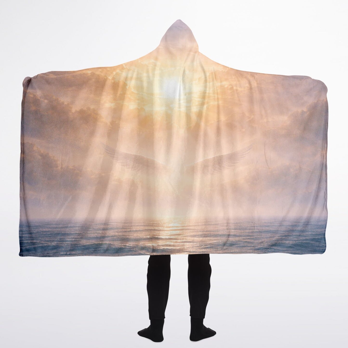 Not too high, not too low (Icarus) - Hooded Blanket