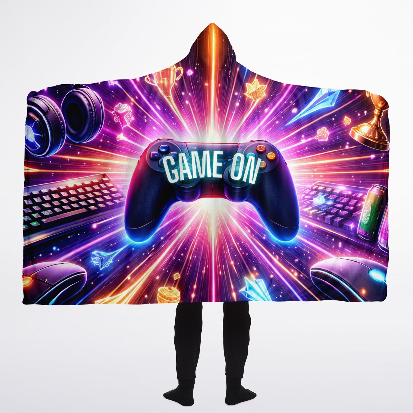 Game on - Hooded Blanket