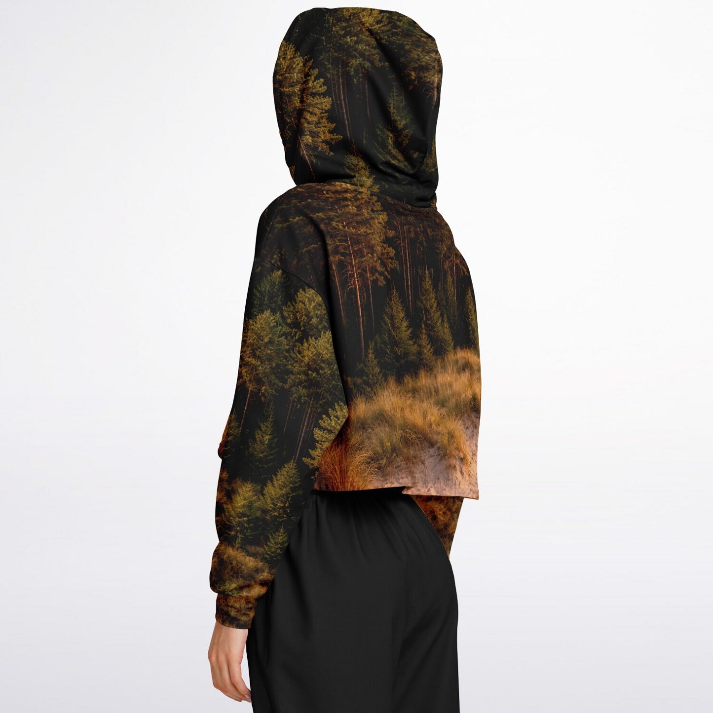 Dune Forest - Crop Hoodie