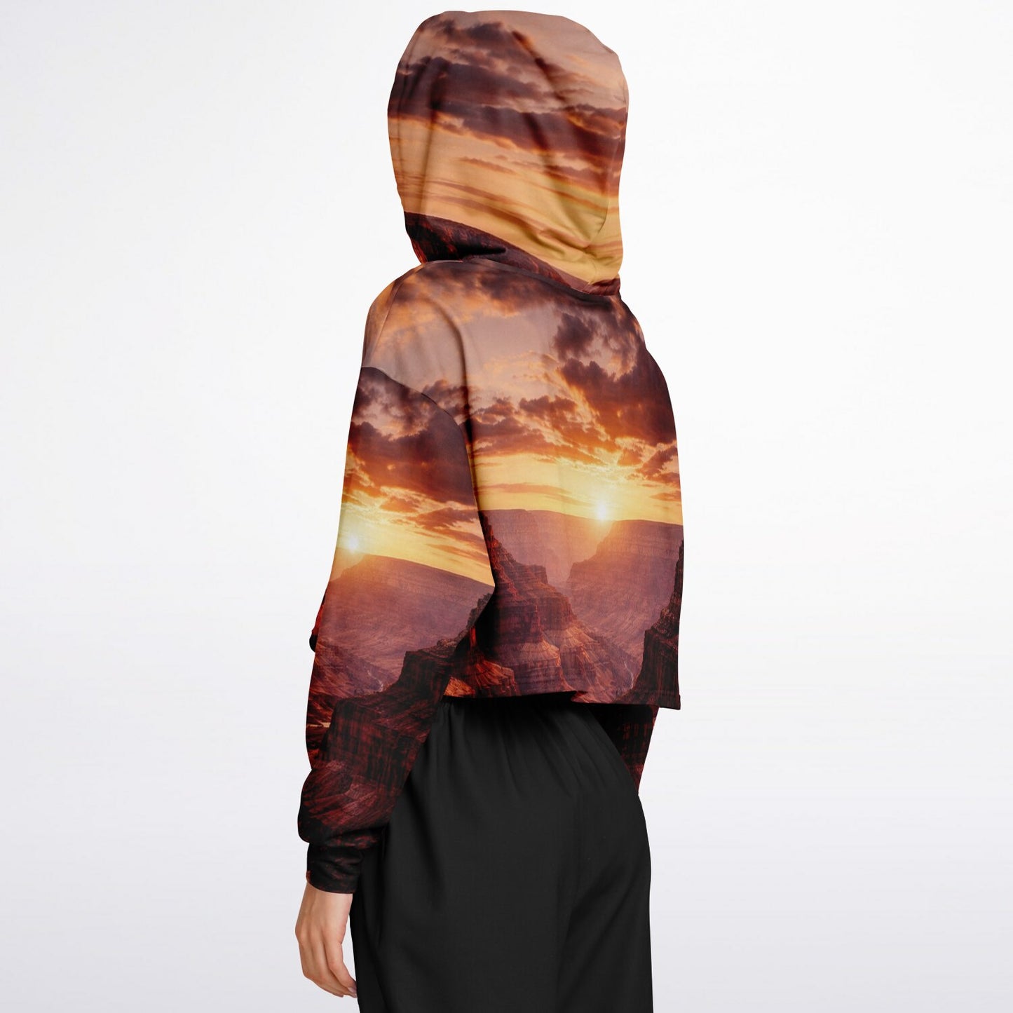 Iron Sunset - Crop Hoodie