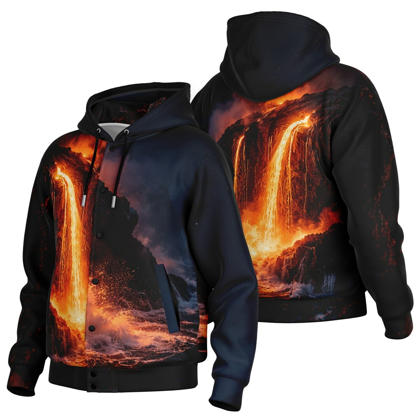 Mantle Emergence - Button Hoodie