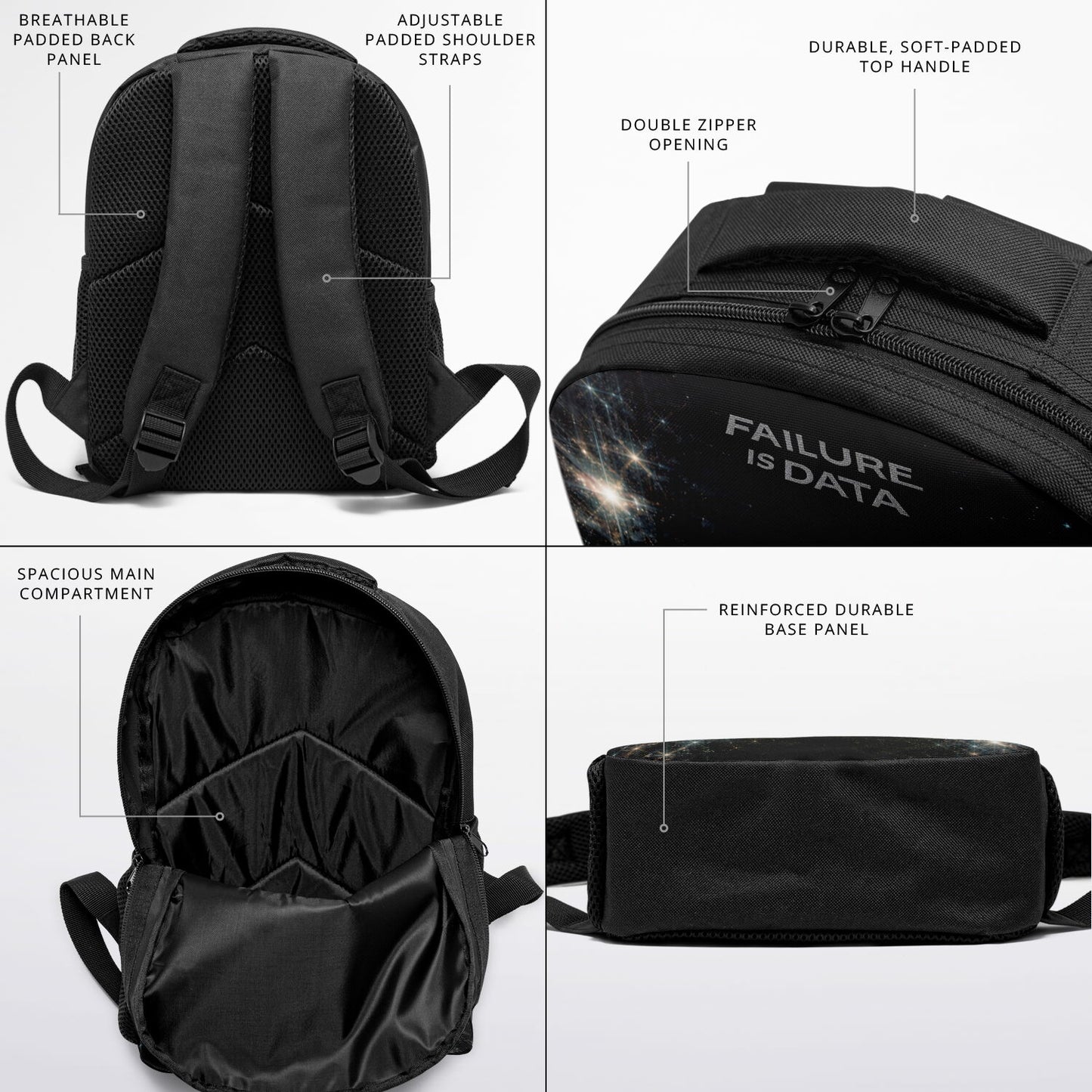 Failure is data - Backpack