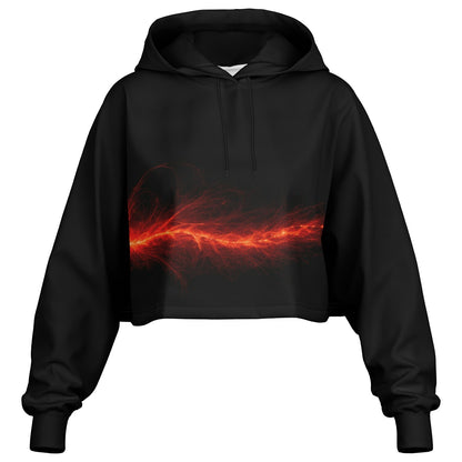 Plasma Flare - Crop Hoodie