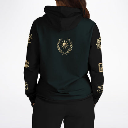 Ancient Wisdom - Athletic Hoodie (teal)