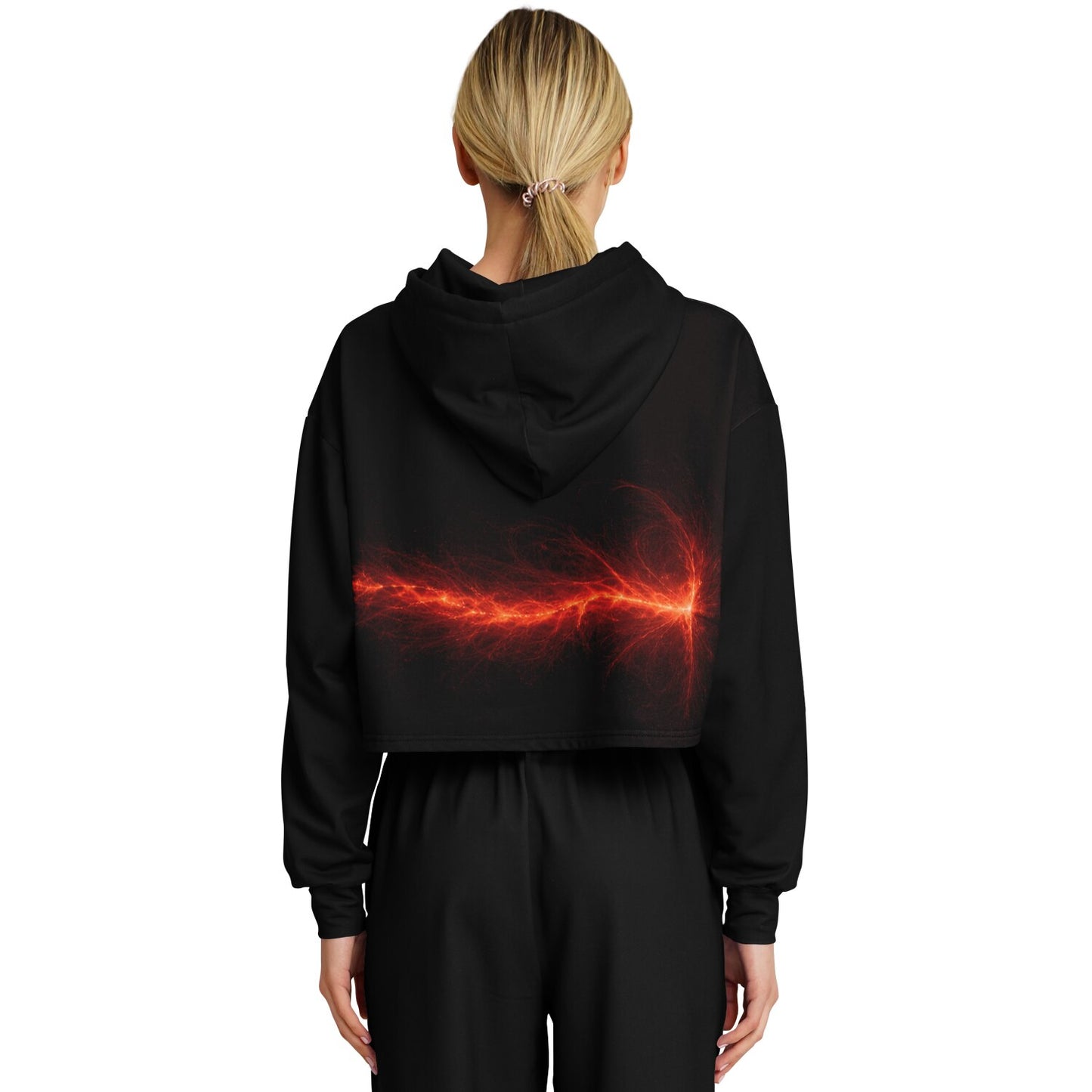Plasma Flare - Crop Hoodie