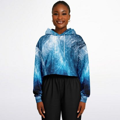 Glacial Core - Crop Hoodie