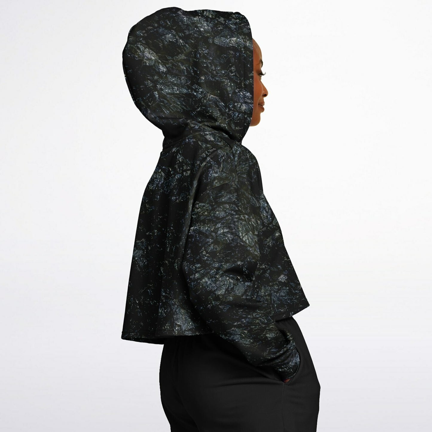 Earth Mass - Crop Hoodie