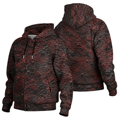 Volcanic Cinder - Button Hoodie