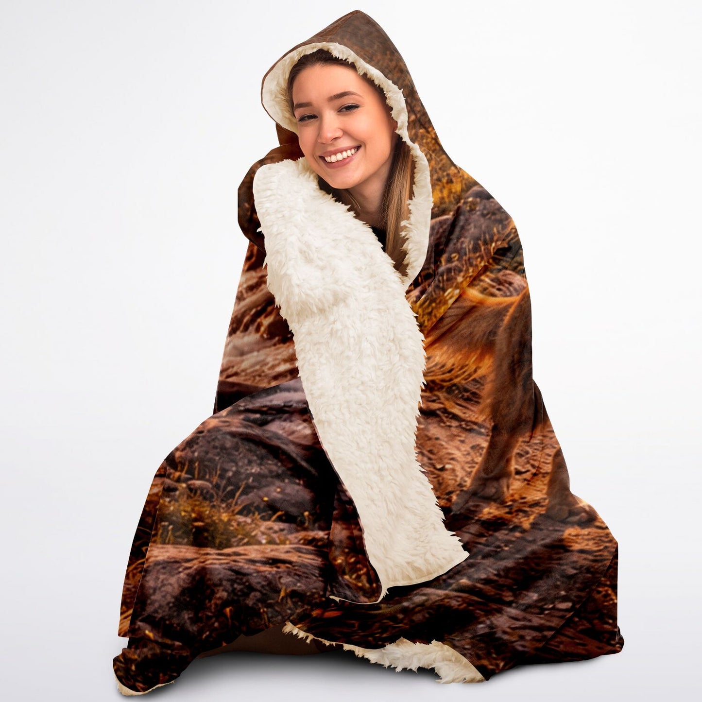 Built to roam - Hooded Blanket