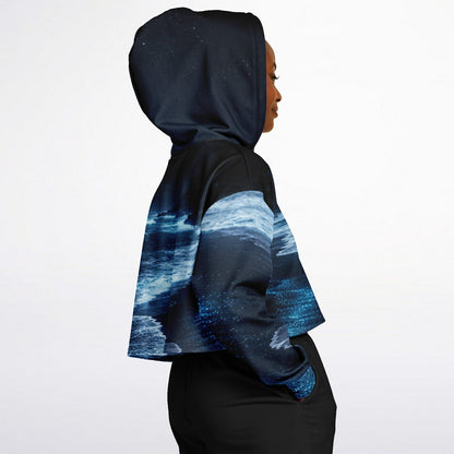 Lucent Tide - Crop Hoodie