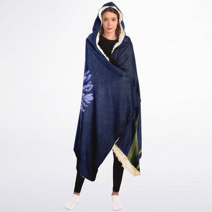 Agapanthus - Hooded Blanket