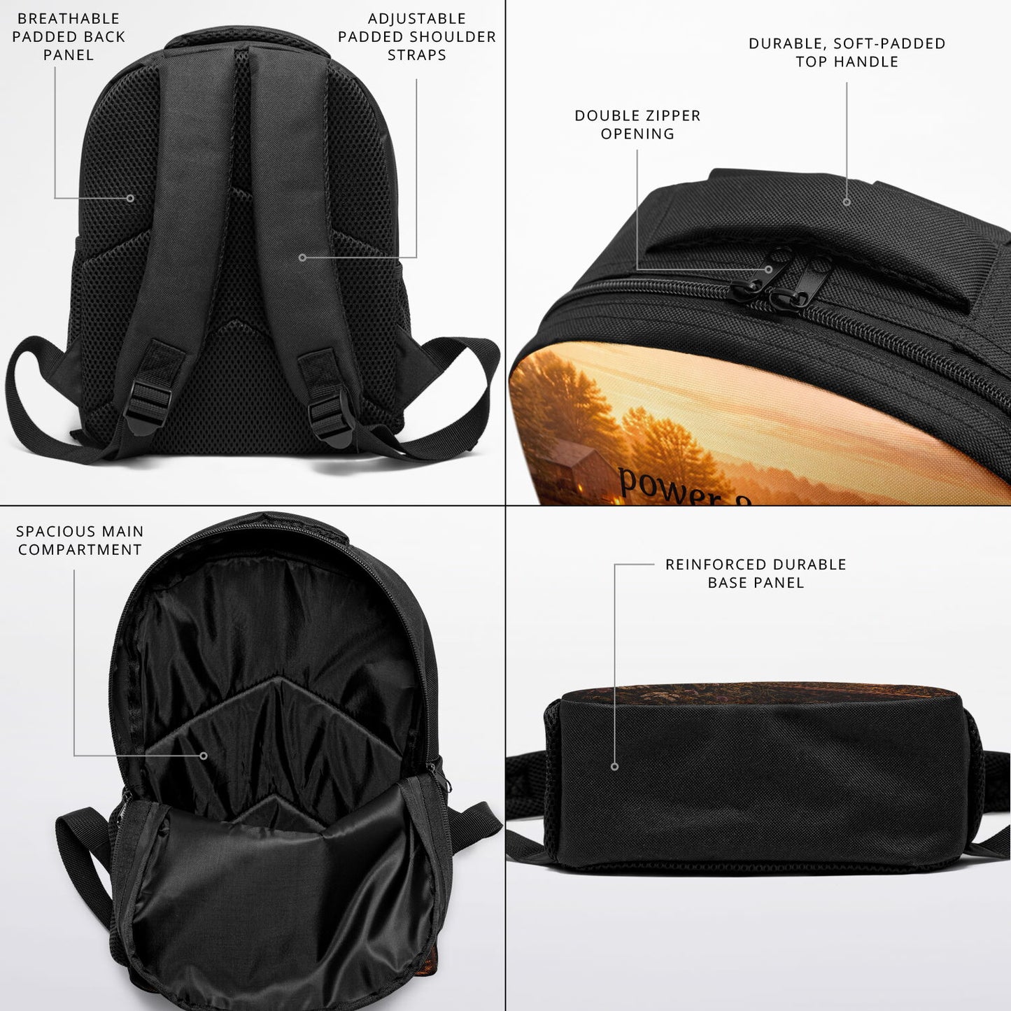 Power and restraint - Backpack