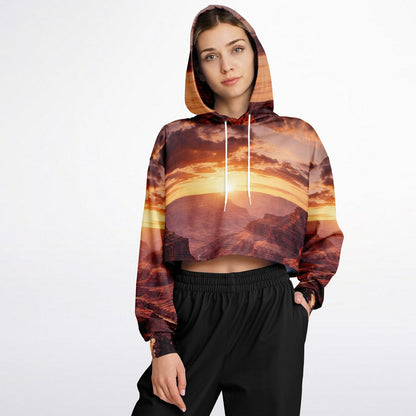 Iron Sunset - Crop Hoodie