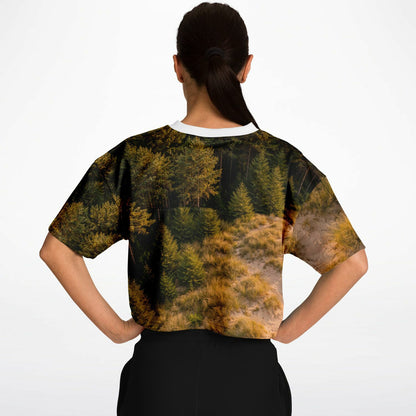 Dune Forest - Athletic Crop Top