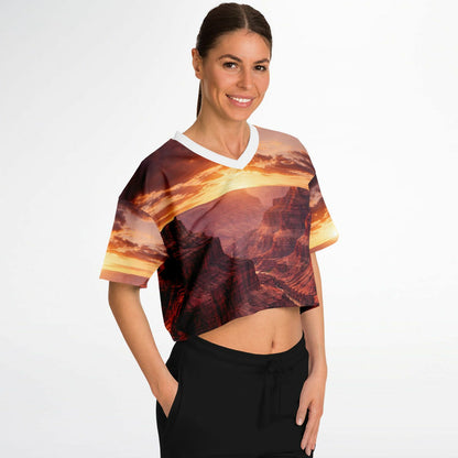Iron Sunset - Athletic Crop Top
