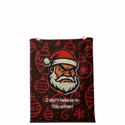 Skeptical Santa - Premium Decoration Blanket