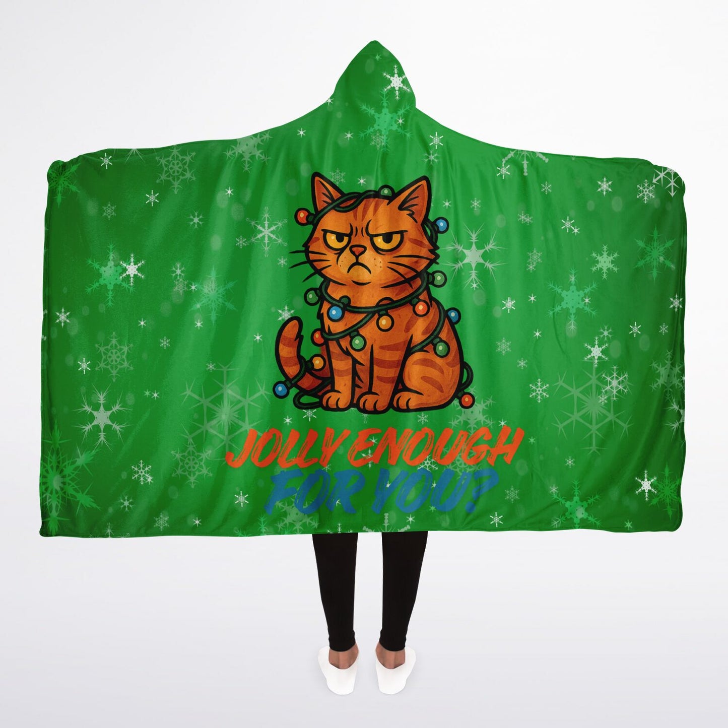 Jolly Cat - Hooded Blanket