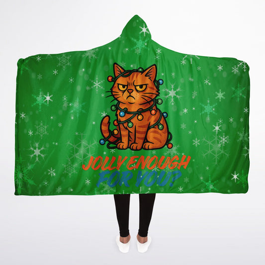 Jolly Cat - Hooded Blanket