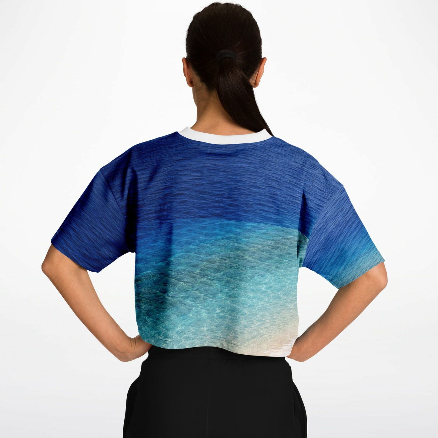Coastal Shelf - Athletic Crop Top