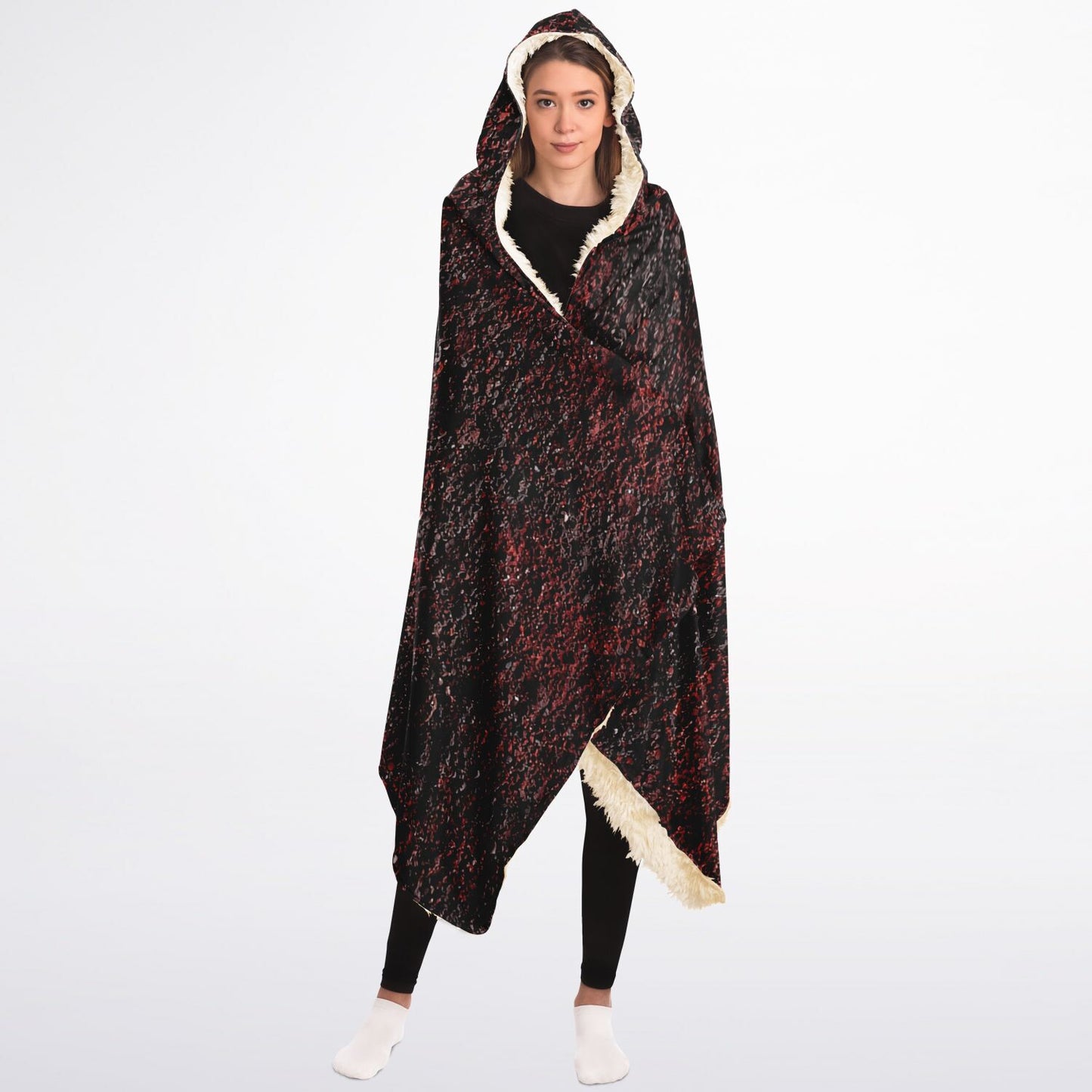 Volcanic Cinder - Hooded Blanket