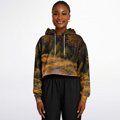 Dune Forest - Crop Hoodie