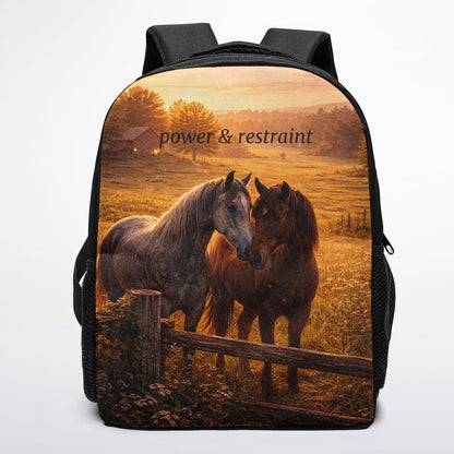 Power and restraint - Backpack