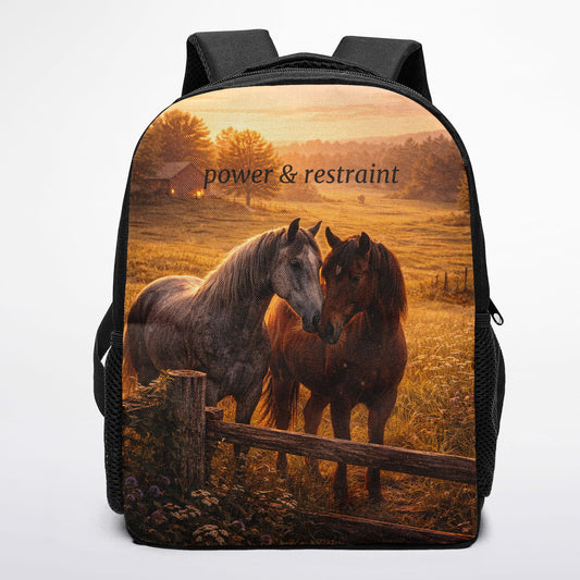 Power and restraint - Backpack