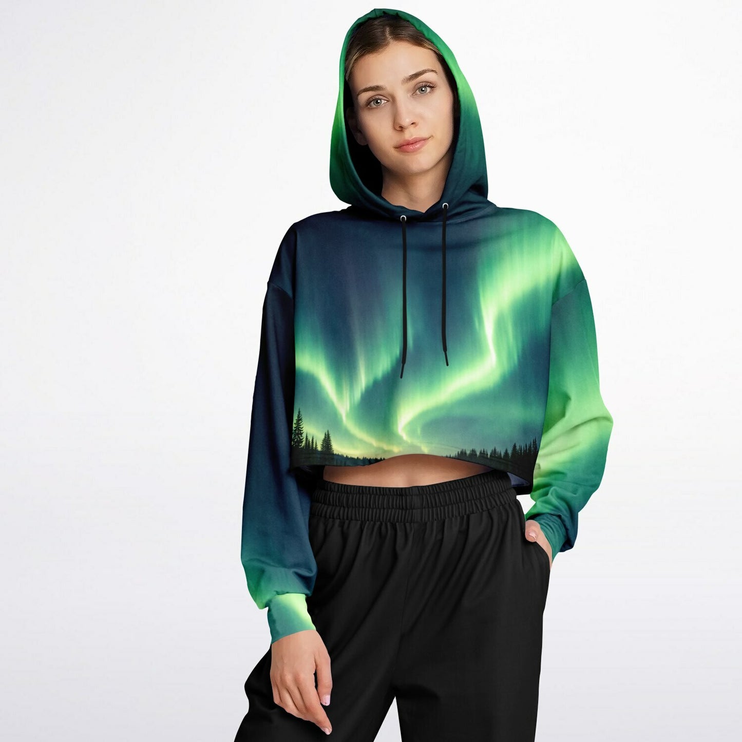 Solar Wind - Crop Hoodie