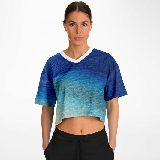 Coastal Shelf - Athletic Crop Top