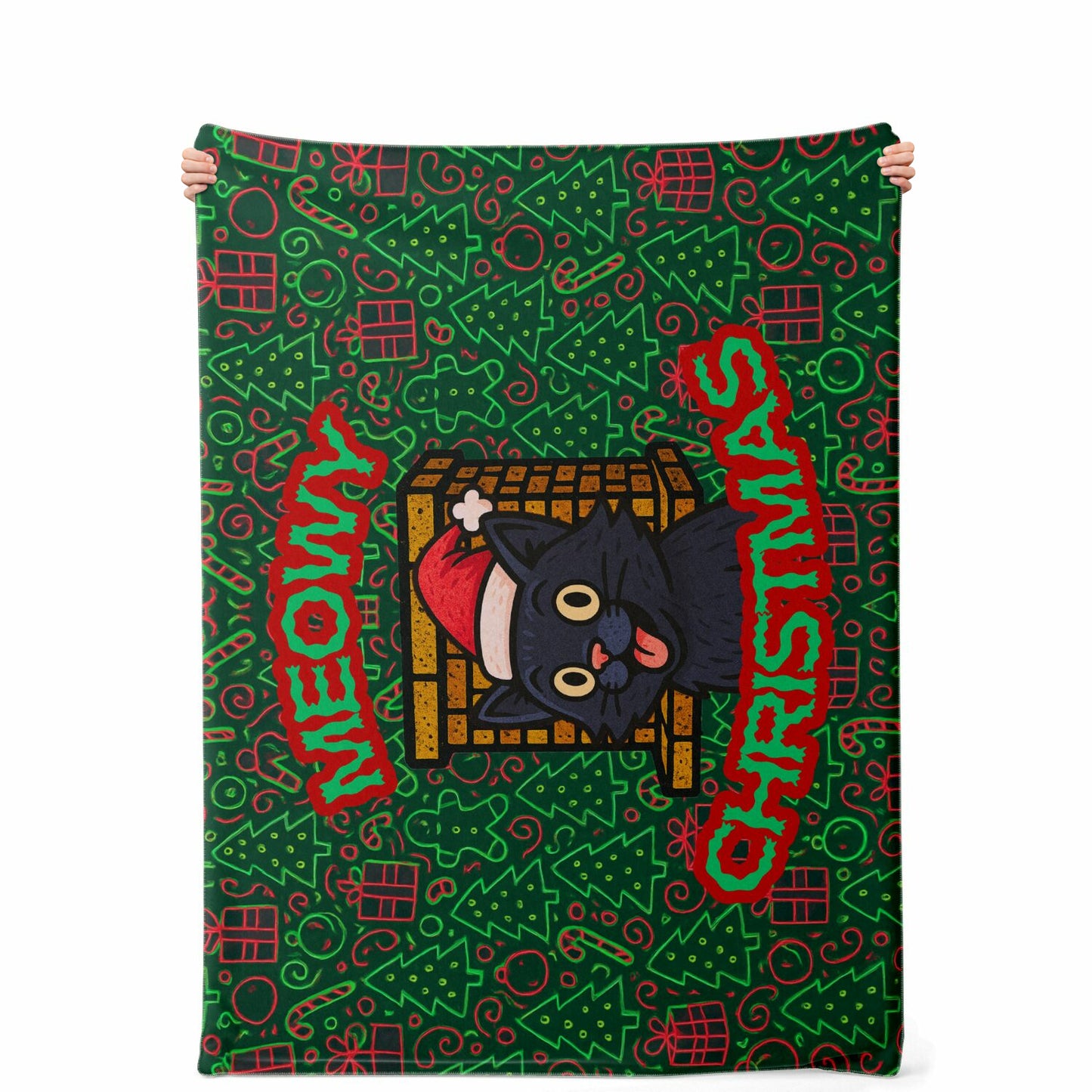 Meowy Christmas - Premium Decoration Blanket