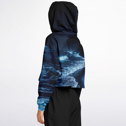 Lucent Tide - Crop Hoodie