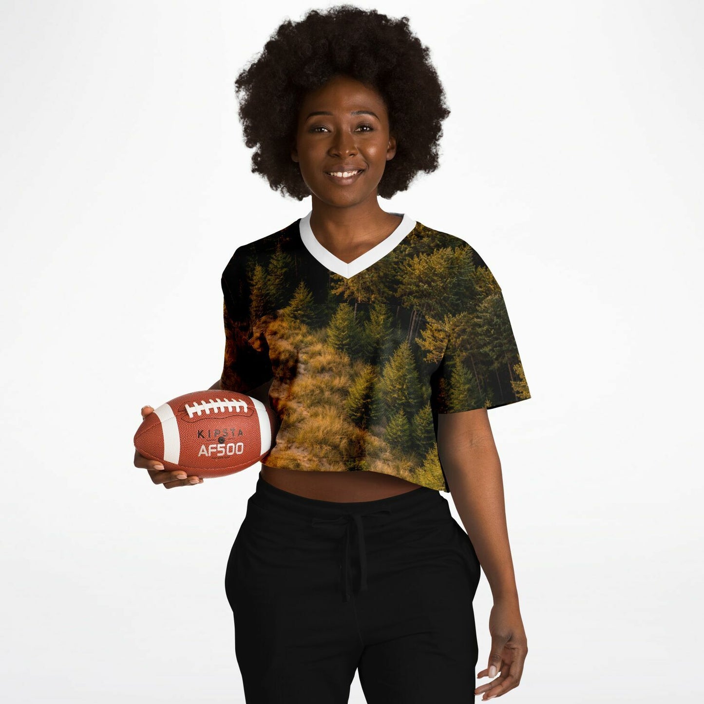 Dune Forest - Athletic Crop Top