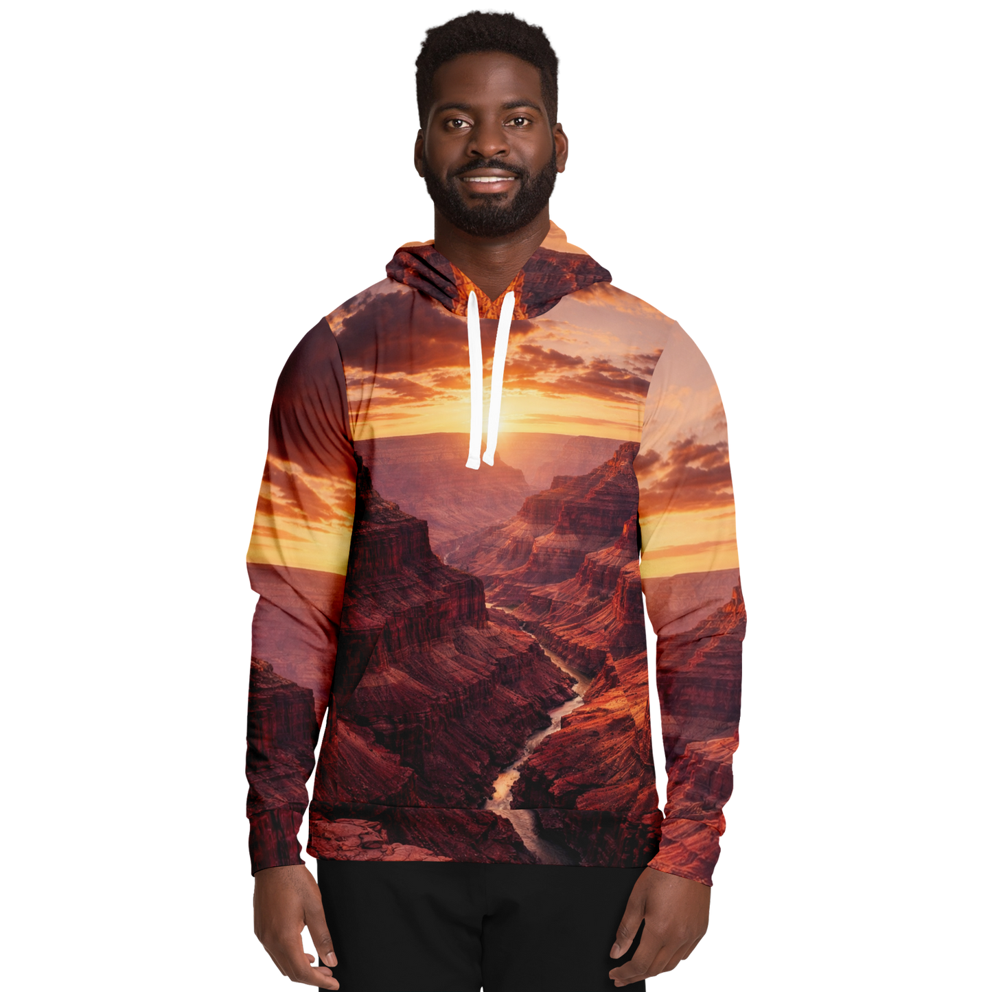 Iron Sunset - Athletic Hoodie
