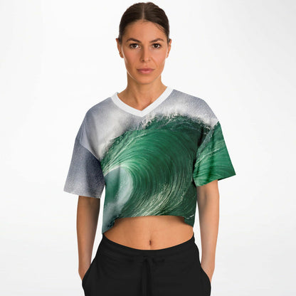 Wave Filter - Athletic Crop Top
