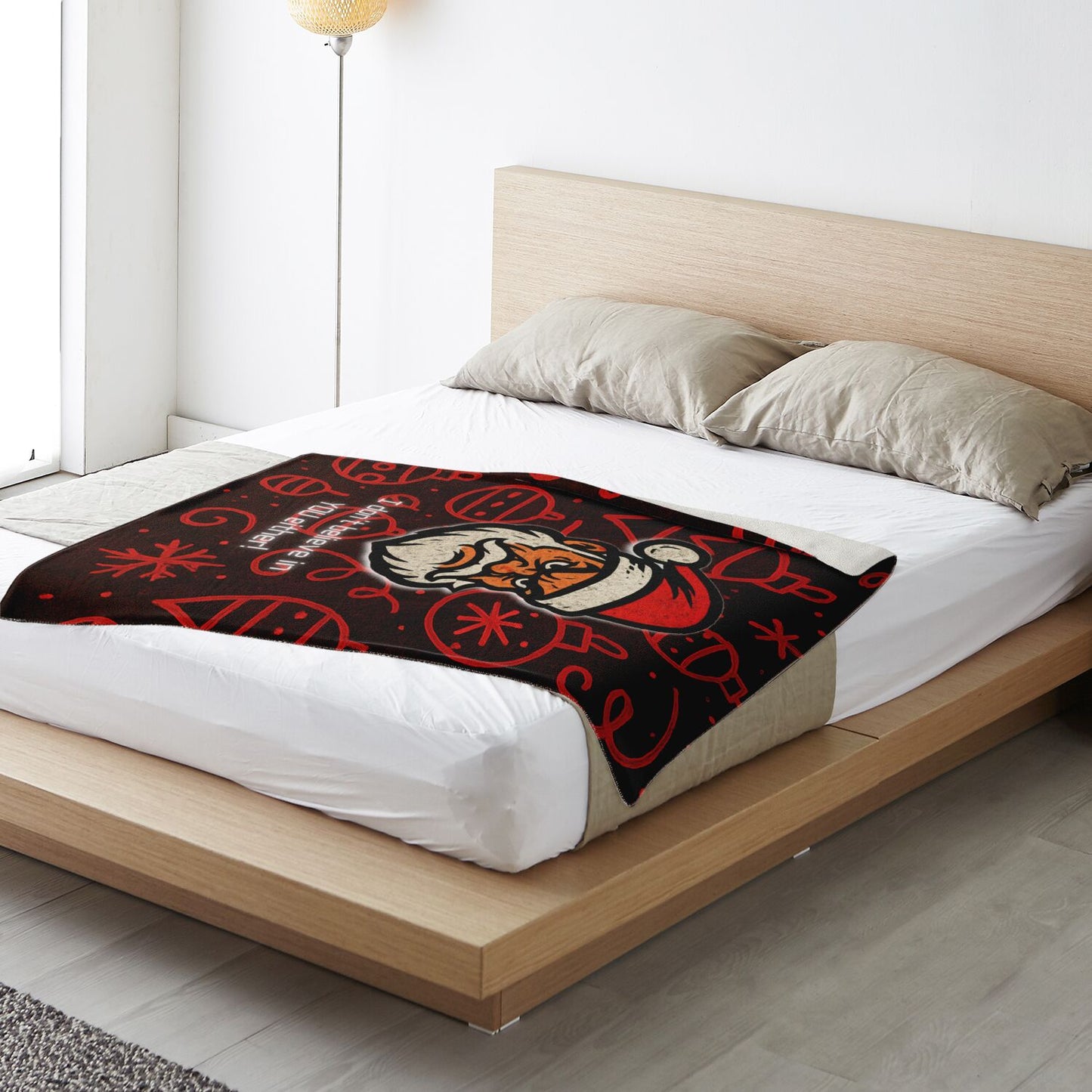 Skeptical Santa - Premium Decoration Blanket