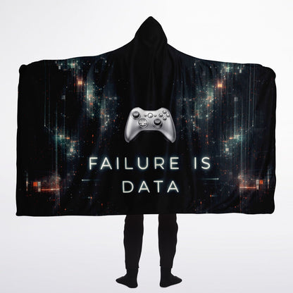 Failure is data (gamer) - Hooded Blanket
