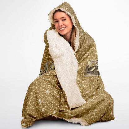 Ancient Wisdom - Hooded Blanket (gold)