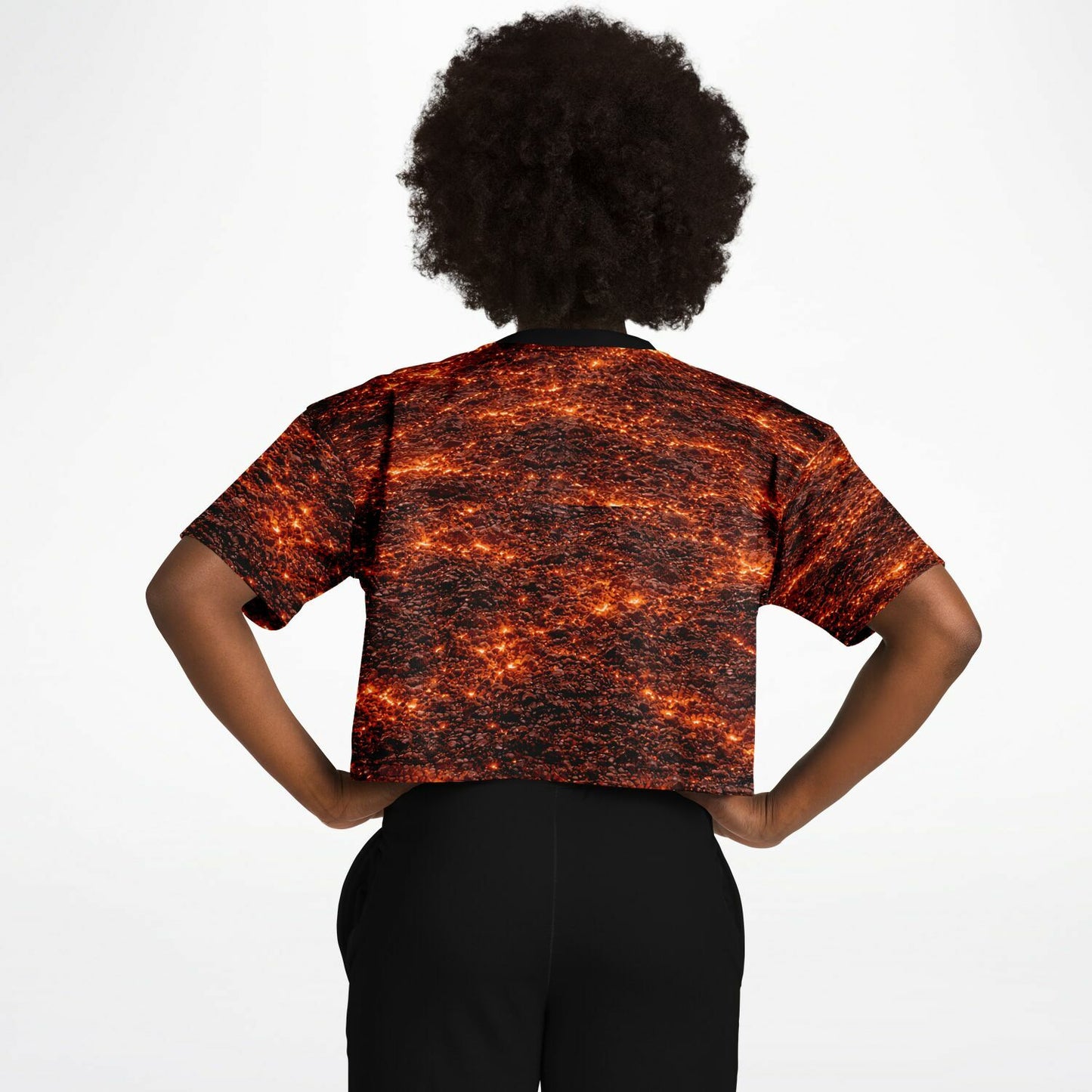 Ancient Sunlight - Athletic Crop Top