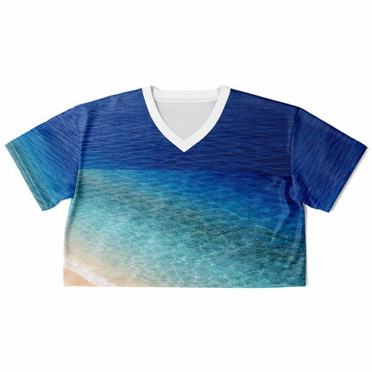 Coastal Shelf - Athletic Crop Top
