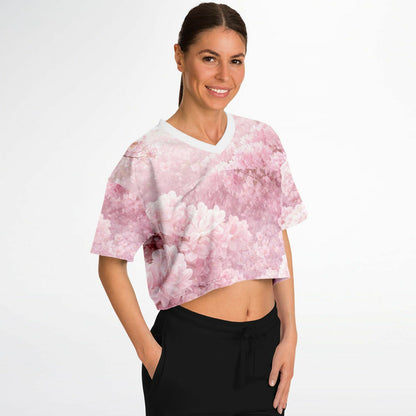Flower Garden - Athletic Crop Top