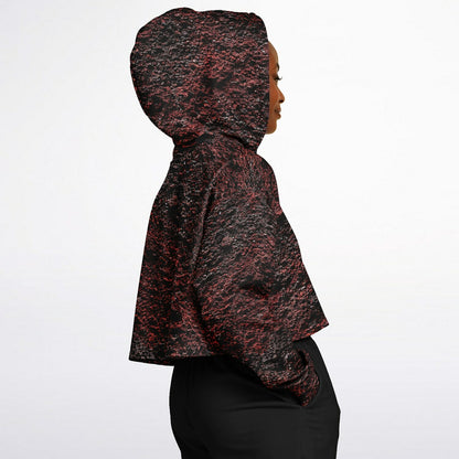 Volcanic Cinder - Crop Hoodie