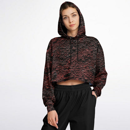 Volcanic Cinder - Crop Hoodie