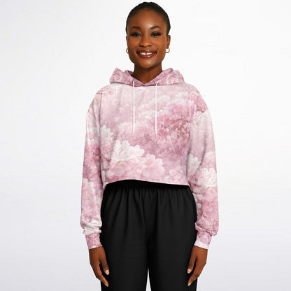 Flower Garden - Crop Hoodie